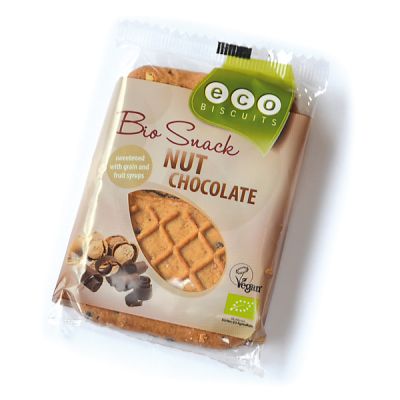 Bio Snack Choco Noten van Eco Biscuits, 25x 45 g
