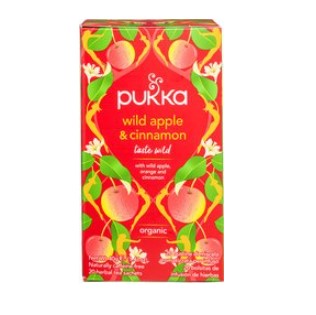 Wild Apple & Cinnamon thee van Pukka, 4x 20 stk