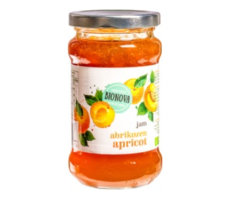Abrikozen jam van Bionova, 6 x 340 g