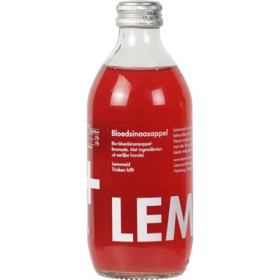Bloedsinaasappel limonade (glas) van Lemonaide+, 12x 330 ml