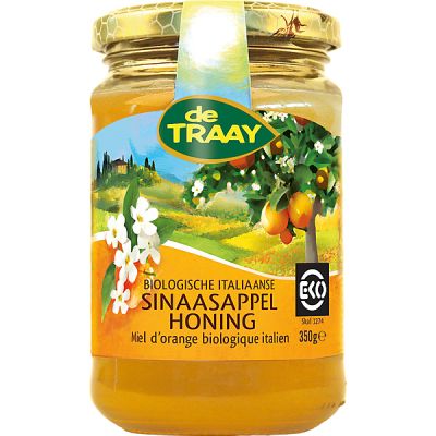Sinaasappel honing Italiaanse crème van De Traay, 1x 350 gr