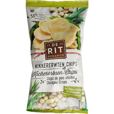 Kikkererwtenchips rozemarijn van De Rit, 8x 75 gr