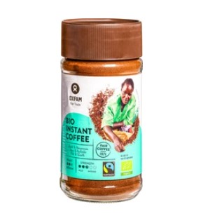 Melange Instant van Oxfam Fairtrade oploskoffie, 12x 100 gr