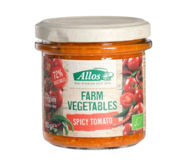 Farm vegetables spicy-tomato van Allos, 6x 135gr