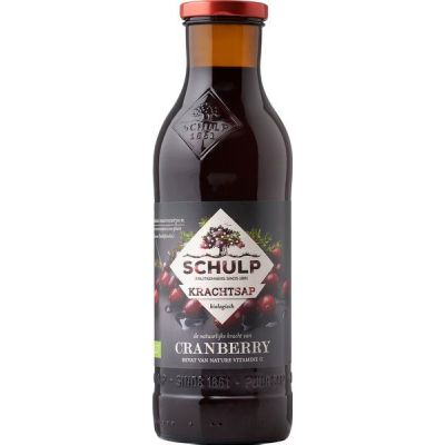 Cranberry Krachtsap van Schulp, 6 x 750 ml