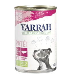 Blik pate varken - graanvrij van Yarrah, 12 x 400 g