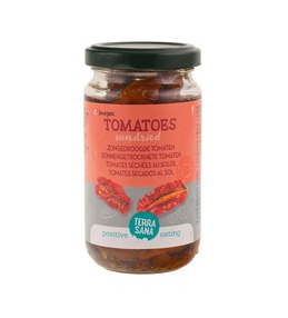 Zongedroogde tomaten in olijfolie van TerraSana, 6 x 100 g