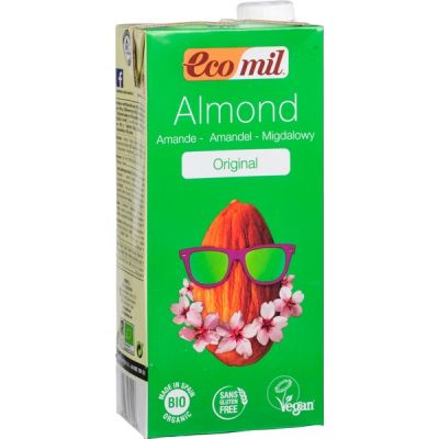 Almond milk original van Ecomil, 6 x 1 l