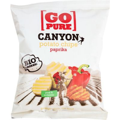 Canyon chips paprika van Go pure, 6 x 125 g