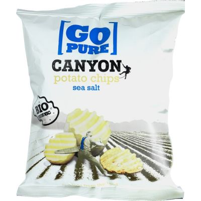 Canyon chips sea salt van Go pure, 6 x 125 g