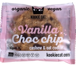 Kookie Cat Vanilla-chocolate chips, 12 x 50 g