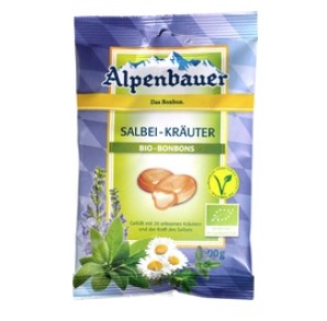 Salie-kruiden bonbons van Alpenbauer, 19 x 90 g