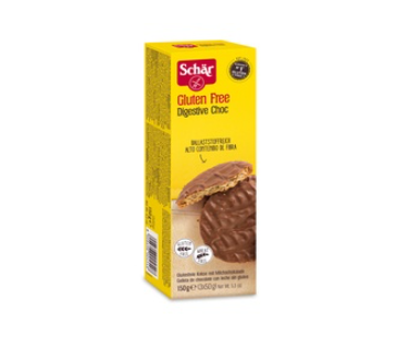 Digestive Chocolade Koekjes van Dr. Schär, 6 x 150 g GEEN BIO