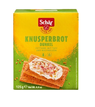 Donkere Crackers glutenvrij van Dr. Schär, 6 x 125 g NIET BIO