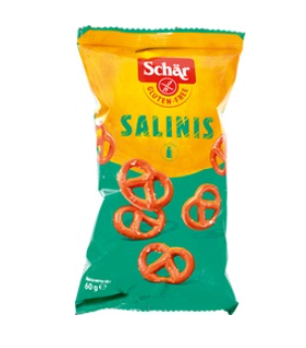 Salinis pretzels van Dr. Schär, 10 x 60 g GEEN BIO