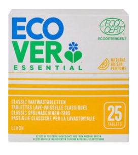 Vaatwas tab 12x 25 stk (300) Lemon Classic Ecover essential