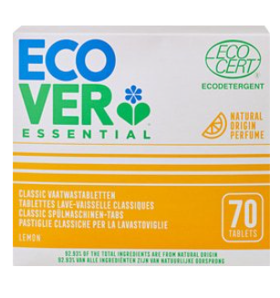 Vaatwas tab 5x 70 stk (350) Lemon Classic  Ecover essential,