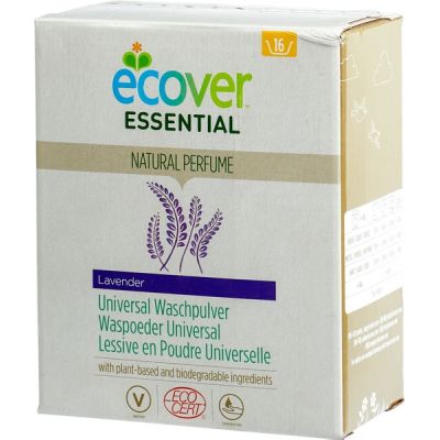 Waspoeder uni lavender van Ecover essential, 10 x 1,2 kg