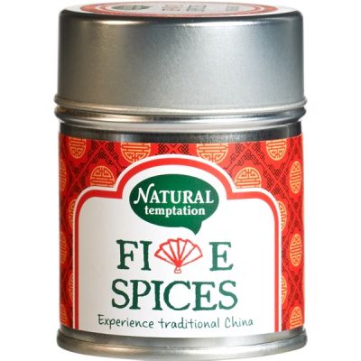 Five spices van Natural Temptation, 6 x 50 g