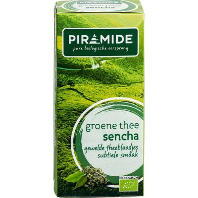 Groene Thee sencha van Piramide, 6 x 20 stk