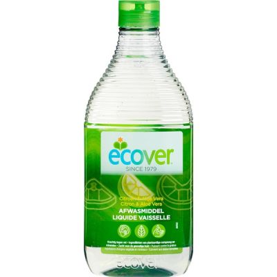 Afwasmiddel citroen-aloë vera van Ecover, 8 x 450 ml