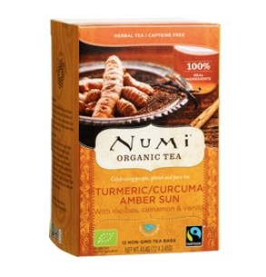 Turmeric Amber Sun van Numi, 4 x 18 builtjes