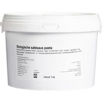 Saté saus pasta van Saucecompany, 1 x 3 kg