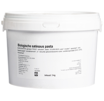 Saté saus pasta van Saucecompany, 1 x 3 kg