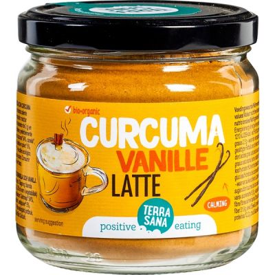 Curcuma vanilla latte van TerraSana, 6 x 150 g