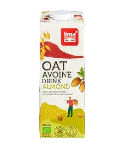 Haver-amandel drink ongezoet van Lima, 6 x 1 l