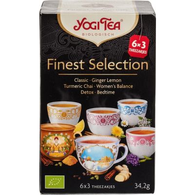Finest selection van Yogi Tea, 6 x 18 builtjes