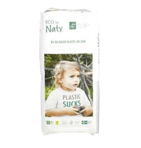 Luiers 4+ maxi plus 9-20 kg economy pack van Naty, 2 x 42 stk