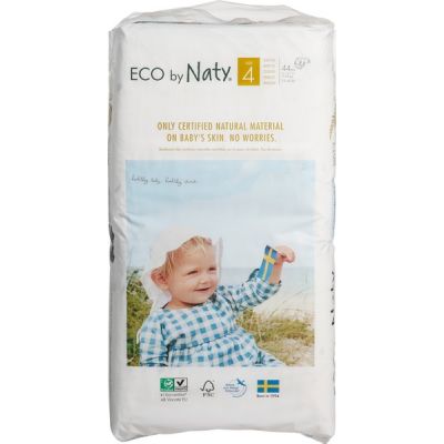 Luiers 4 maxi 7-18 kg economy pack van Naty, 2 x 44 stk