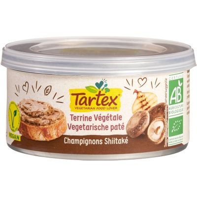 Vega paté champignon-shiitake van Tartex, 12 x 125 g