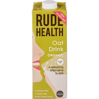 Haver drink ongezoet van Rude Health, 6 x 1 l