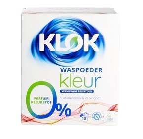 Waspoeder kleur van Klok Eco, 4 x 1,17 kg