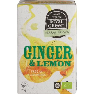 Ginger lemon van Royal Green, 4 x 16 builtjes