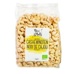 Cashewnoten rauw van Nice & Nuts, 5 x 1000 g