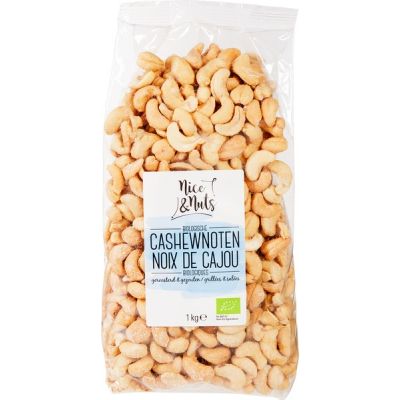 Cashewnoten geroosterd en gezouten van Nice & Nuts, 1 x 1000 g