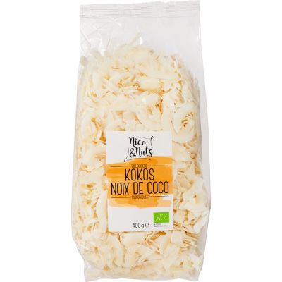 Kokoschips van Nice & Nuts, 4 x 400 g