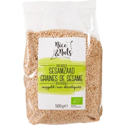 Sesamzaad ongepeld van Nice & Nuts, 6 x 500 g