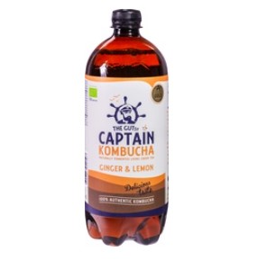 Kombucha Gember Citroen van The Gutsy Captain Excl statiegeld, 6