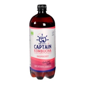 Kombucha Framboos van The Gutsy Captain excl statiegeld, 6 x 1 l