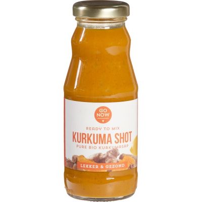 Kurkuma shot van Go Now, 12 x 200 ml