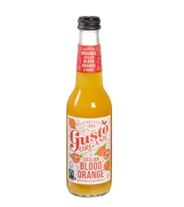 Sicilian Blood Orange van Gusto Organic, 12 x 275 ml