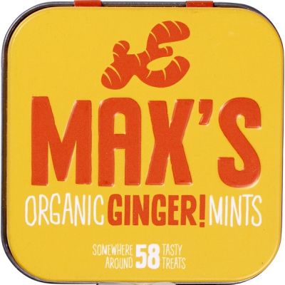 Ginger mints van Max`s mints, 8 x 35 g