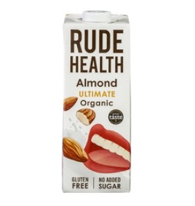 Ultimate amandel drank van Rude Health, 6 x 1000 ml