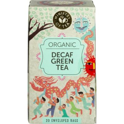 Decaf green tea van Ministry of Tea, 6 x 20 stk