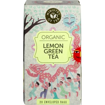 Lemon green tea van Ministry of Tea, 6 x 20 stk