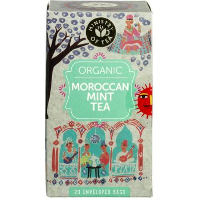 Moroccan mint tea van Ministry of Tea, 6 x 20 stk